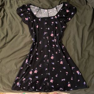 Floral mini sun dress